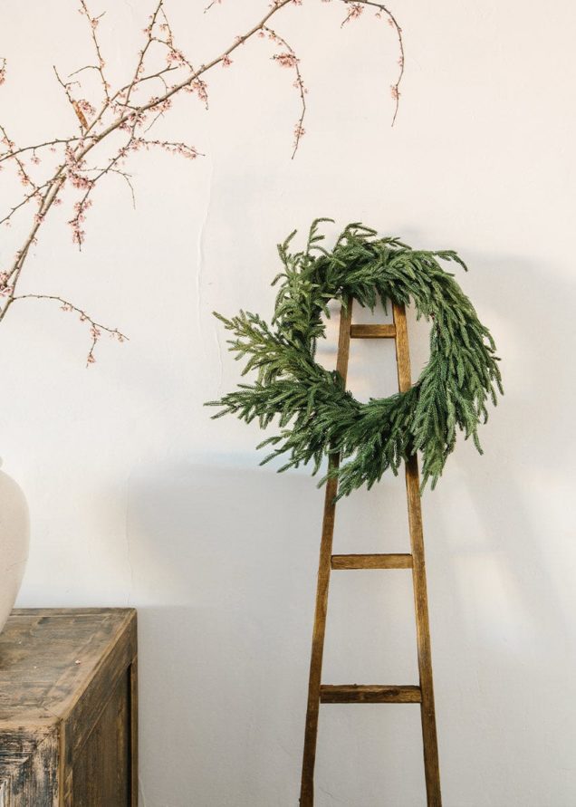 Easy Trick To Hanging Door Wreaths With Ribbon Bluegraygal