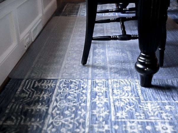 floor mats under kitchen table