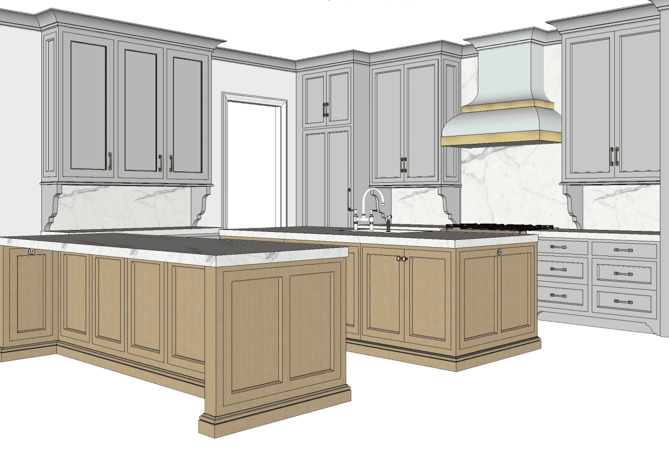 Follow my New Kitchen Design Layout Plans - taking a risk! | bluegraygal