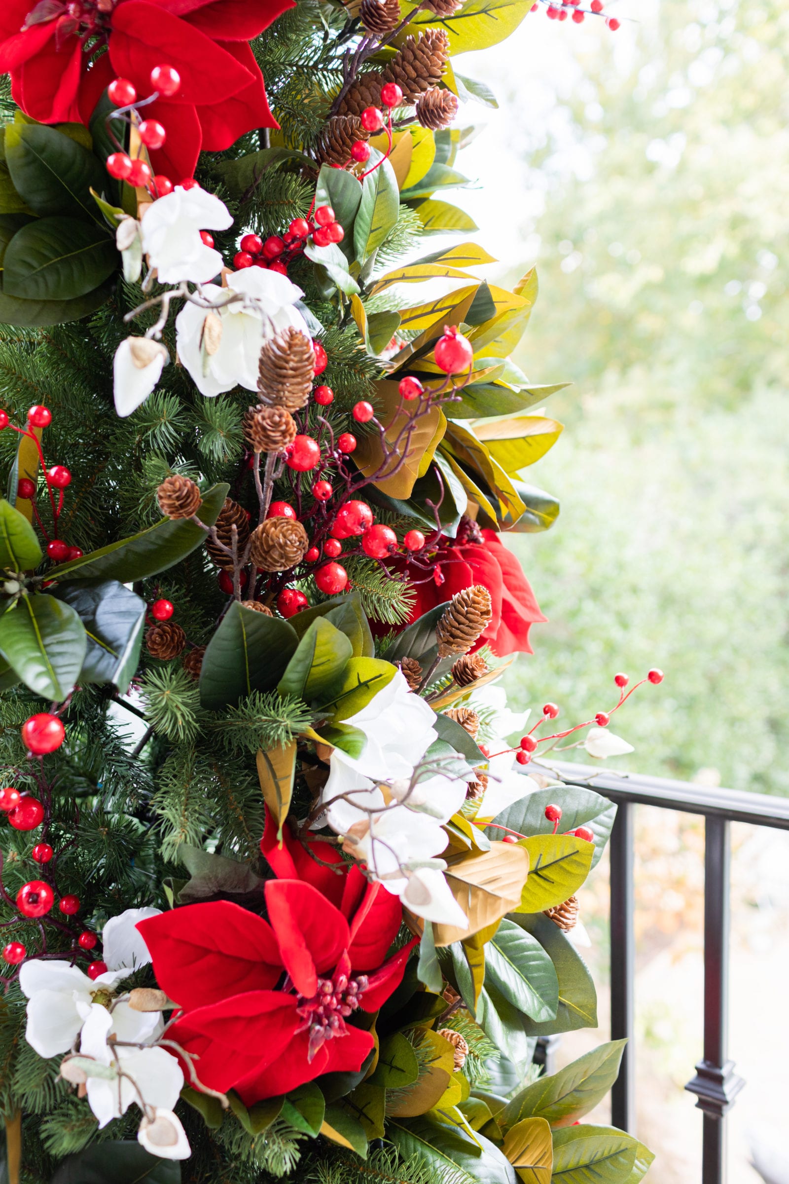 A Simply Southern Christmas for Christmas Balcony Ideas! BlueGrayGal